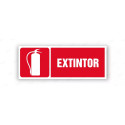 Rótulo Contra Incendios - Extintor | Cod. CI- 803, Señales de Incendio