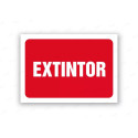 Rótulo Contra Incendios - Extintor | Cod. CI- 804, Señales de Incendio
