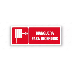 Rótulo Contra Incendios - Manguera para incendios | Cod. CI- 811, Señales de Incendio