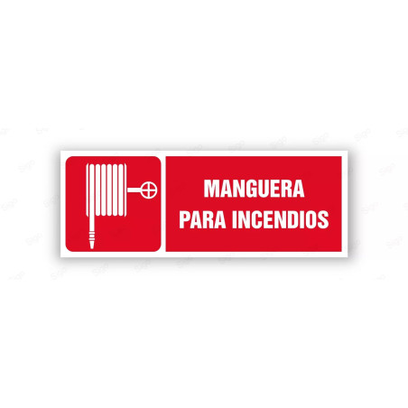 Rótulo Contra Incendios - Manguera para incendios | Cod. CI- 811, Señales de Incendio