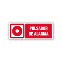 Rótulo Contra Incendios - Pulsador de alarma | Cod. CI- 823, Señales de Incendio