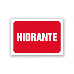 Rótulo Contra Incendios - Hidrante | Cod. CI- 820, Señales de Incendio