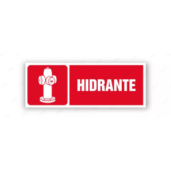 Rótulo Contra Incendios - Hidrante | Cod. CI- 819, Señales de Incendio