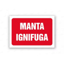 Rótulo Contra Incendios - Manta ignifuga | Cod. CI- 828, Señales de Incendio