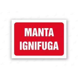 Rótulo Contra Incendios - Manta ignifuga | Cod. CI- 828, Señales de Incendio