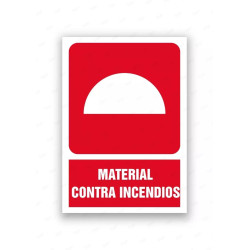 Rótulo Contra Incendios - Material contra incendios | Cod. CI- 830, Señales de Incendio