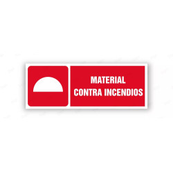 Rótulo Contra Incendios - Material contra incendios | Cod. CI- 831, Señales de Incendio