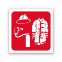 Rótulo Contra Incendios - Equipo de lucha contra incendios | Cod. CI- 833, Señales de Incendio