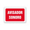 Rótulo Contra Incendios - Avisador sonoro | Cod. CI- 844, Señales de Incendio