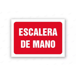 Rótulo Contra Incendios - Escalera de mano | Cod. CI- 848, Señales de Incendio