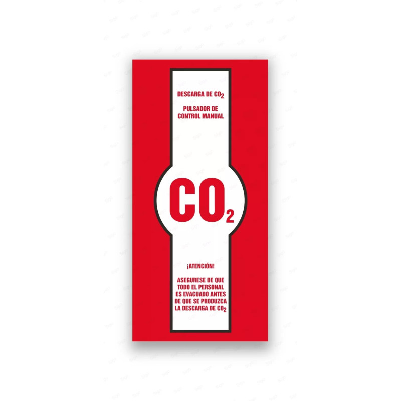 Rótulo Contra Incendios - Instalaciones fijas de extinción de incendios Pulsador de control manual | Cod. CI- 913, Señales de In
