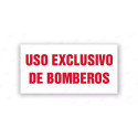 Rótulo Contra Incendios - Uso exclusivo de bomberos | Cod. CI- 916, Señales de Incendio