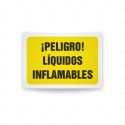 de Rótulo de Atención - Peligro liquido inflamable| Cod. AD - 410, Señales de Atención