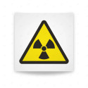 Rótulo de Atención - Peligro materias radiactivas | Cod. AD - 452, Señales de Atención