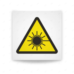 Rótulo de Atención - Peligro radiaciones laser | Cod. AD - 459, Señales de Atención