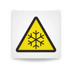 Rótulo de Atención - Atencion baja temperatura | Cod. AD - 526, Señales de Atención