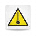 Rótulo de Atención - Atencion alta temperatura | Cod. AD - 530, Señales de Atención