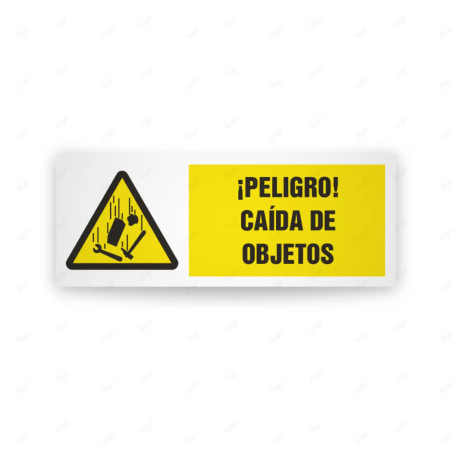 Rótulo de Atención - Peligro caida de objetos | Cod. AD - 632, Señales de Atención