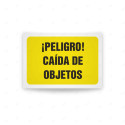 Rótulo de Atención - Peligro caida de objetos | Cod. AD - 633, Señales de Atención