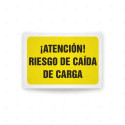 Rótulo de Atención - Atencion riesgo de caida de carga | Cod. AD - 657, Señales de Atención