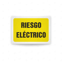 Rótulo de Atención - Riesgo electrico | Cod. AD - 683, Señales de Atención