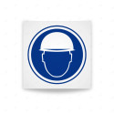 Rótulo de Obligación - Uso obligatorio de casco | Cod. OB-440, Señales de Obligación