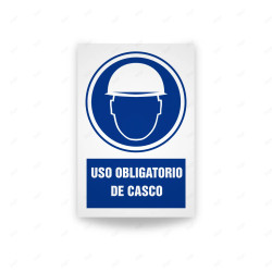 Rótulo de Obligación - Uso obligatorio de casco | Cod. OB-441, Señales de Obligación
