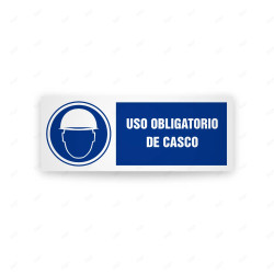 Rótulo de Obligación - Uso obligatorio de casco | Cod. OB-442, Señales de Obligación