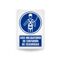 Rótulo de Obligación - Uso obligatorio de cinturon de seguridad| Cod. OB-507, Señales de Obligación