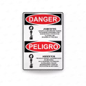 Rótulo de Peligro - Asbestos | Cod. PEL - 49, Rótulos de Peligro