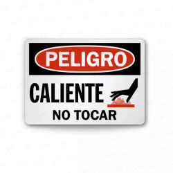 Rótulo de Peligro - Alto voltaje no tocar | Cod. PEL - 99, Rótulos de Peligro