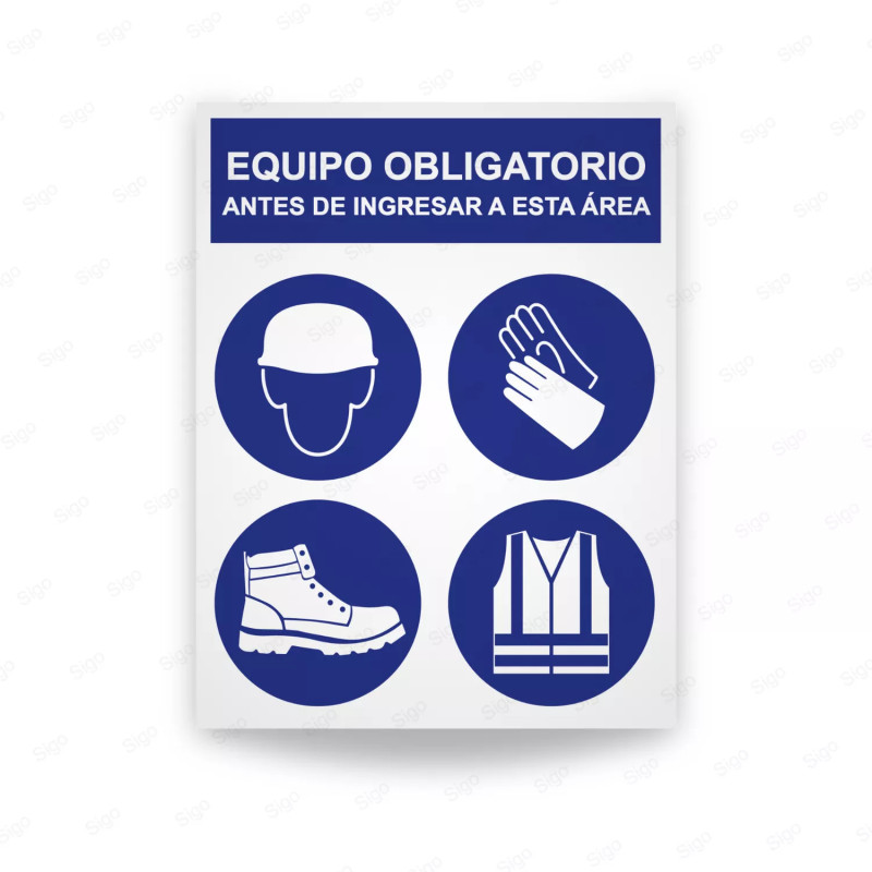 Cartelera EPP | EPP-8, Carteleras de Seguridad Industrial y EPP