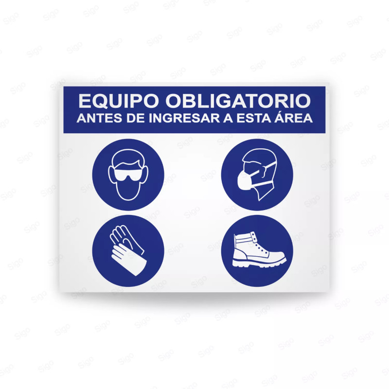 Cartelera EPP | EPP-9, Carteleras de Seguridad Industrial y EPP