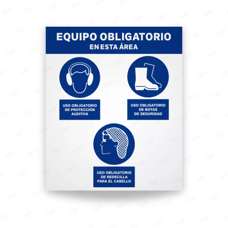 Cartelera EPP | EPP-16, Carteleras de Seguridad Industrial y EPP