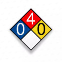 Rombo NFPA - Hidrógeno | 0 - 4 - 0, Rombos NFPA