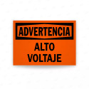 Rótulo de Advertencia - Alto Voltaje | Cod. ADV-13, Rótulos de Advertencia