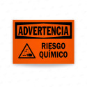 Rótulo de Advertencia - Riesgo Químico | Cod. ADV-19, Rótulos de Advertencia