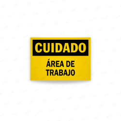 Rótulo de Cuidado - Área de Trabajo | Cod. CUI-21, Rótulos de Cuidado