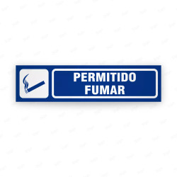 ‣ Rótulo Identificación: Permitido Fumar | SIGO