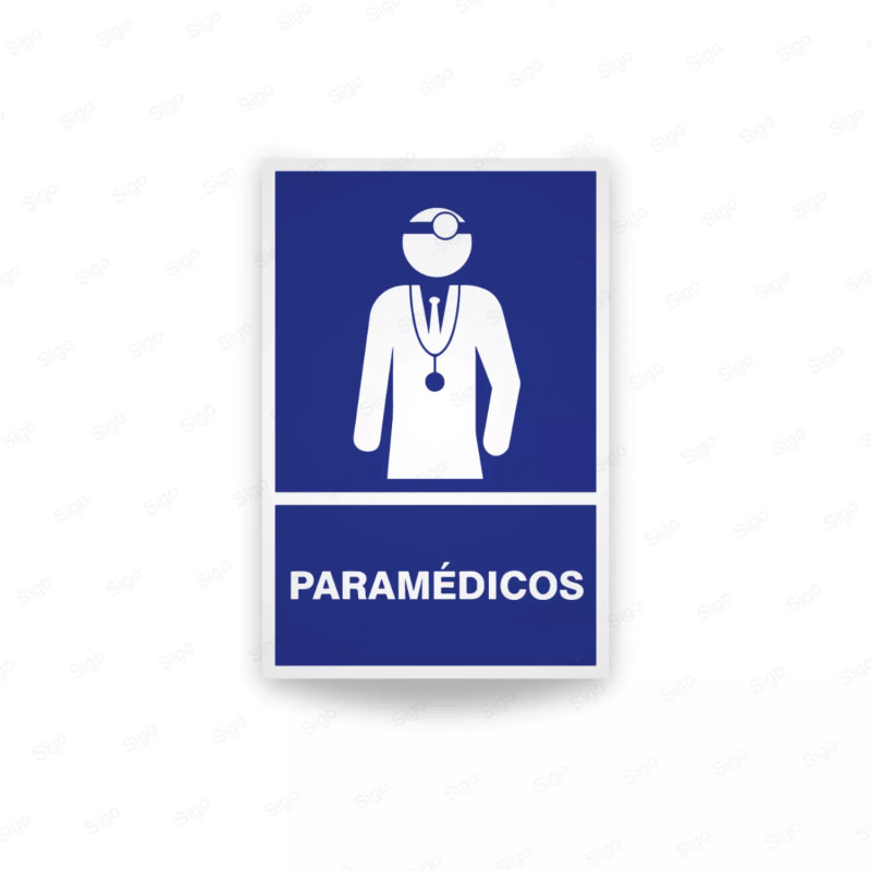 ‣ Rótulo Informativo - Paramédicos... | SIGO
