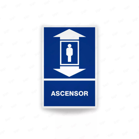 ‣ Rótulo Informativo Ascensor | Calidad Guatemalteca | SIGO
