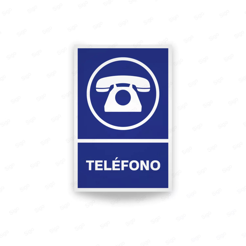 ‣ Rótulo Informativos - Teléfono... | SIGO