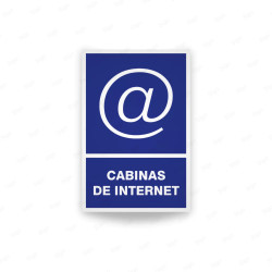 ‣ Rótulo Informativo Cabinas Internet... | SIGO