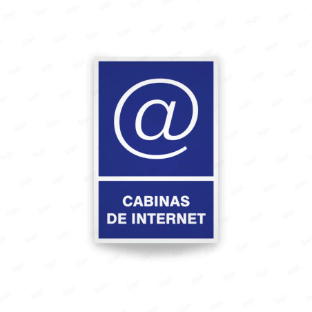 ‣ Rótulo Informativo Cabinas Internet... | SIGO