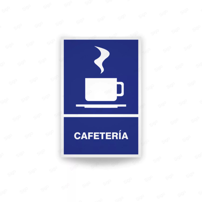 ‣ Rótulo Informativo para Cafetería | SIGO