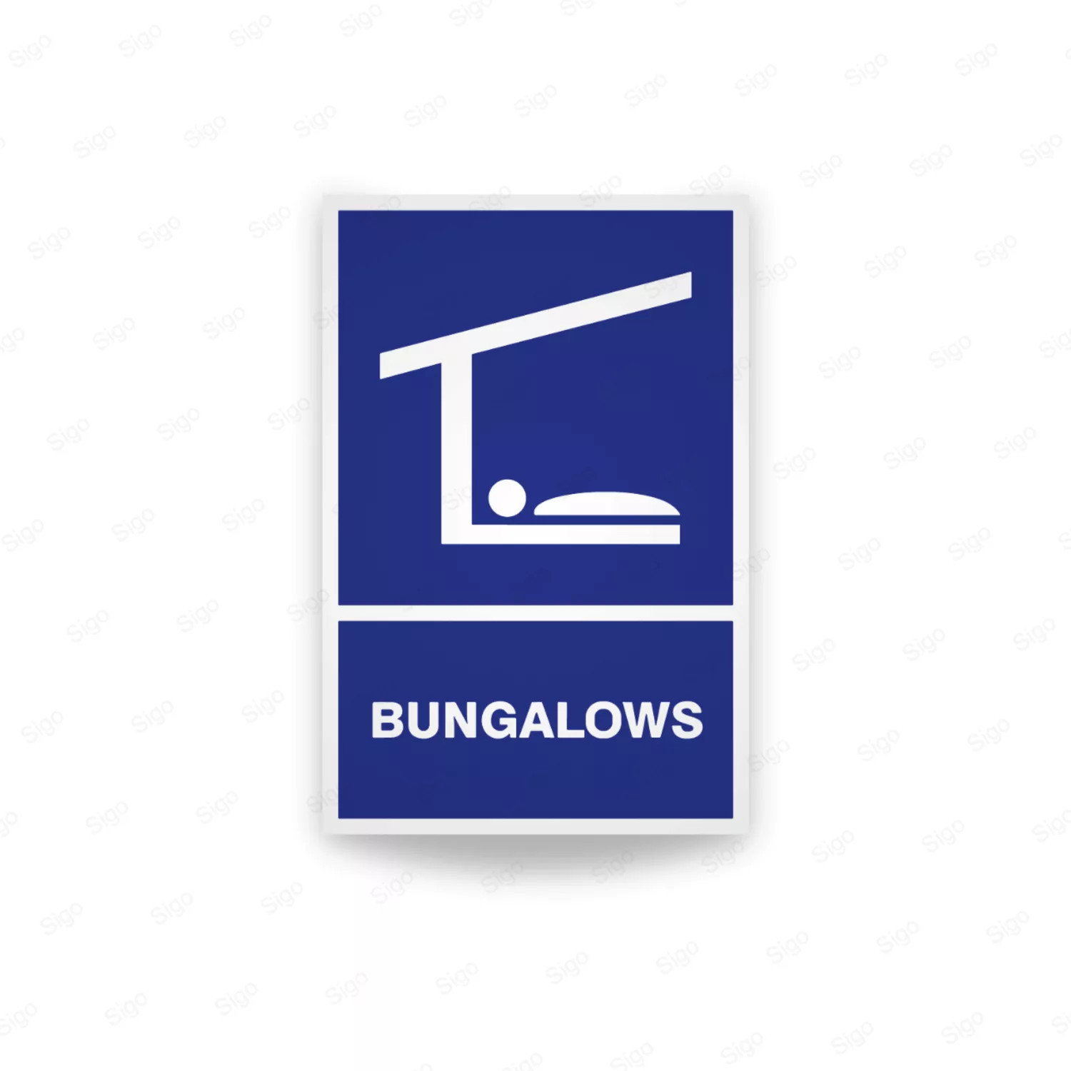 Bulldock Rotulo Rótulo Informativos - Bungalows | Cod. SI - 37