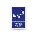 ‣ Rótulo Informativo - Parque Infantil Seguros | SIGO