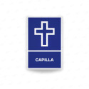 Rótulo Informativo - Capilla | Cod. SI - 50