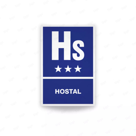 Rótulo Informativo - Hostal | Cod. SI - 52
