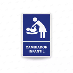 Rótulo Informativo - Cambiador Infantil | Cod. SI - 56